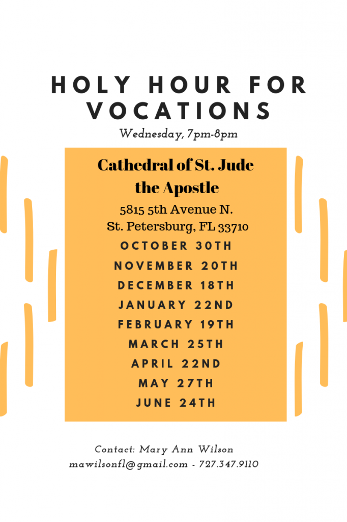 Holy Hour For Vocations